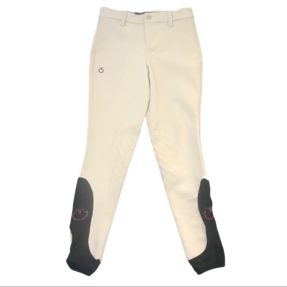 CAVALLERIA TOSCANA super grip tech breeches young rider size 10 PBOA02 JE010